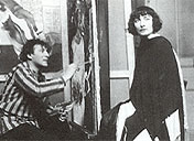 Marc Chagall mit seiner Frau Bella